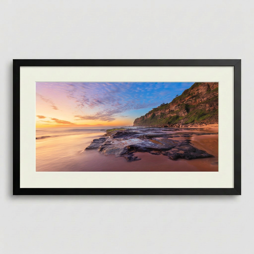 Bungan Beach sunrise fine art print Northern Beaches Sydney
