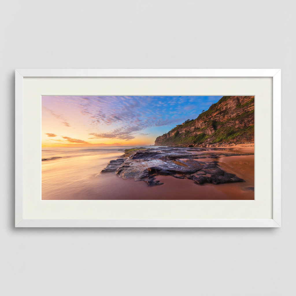 Bungan Beach sunrise fine art print Northern Beaches Sydney