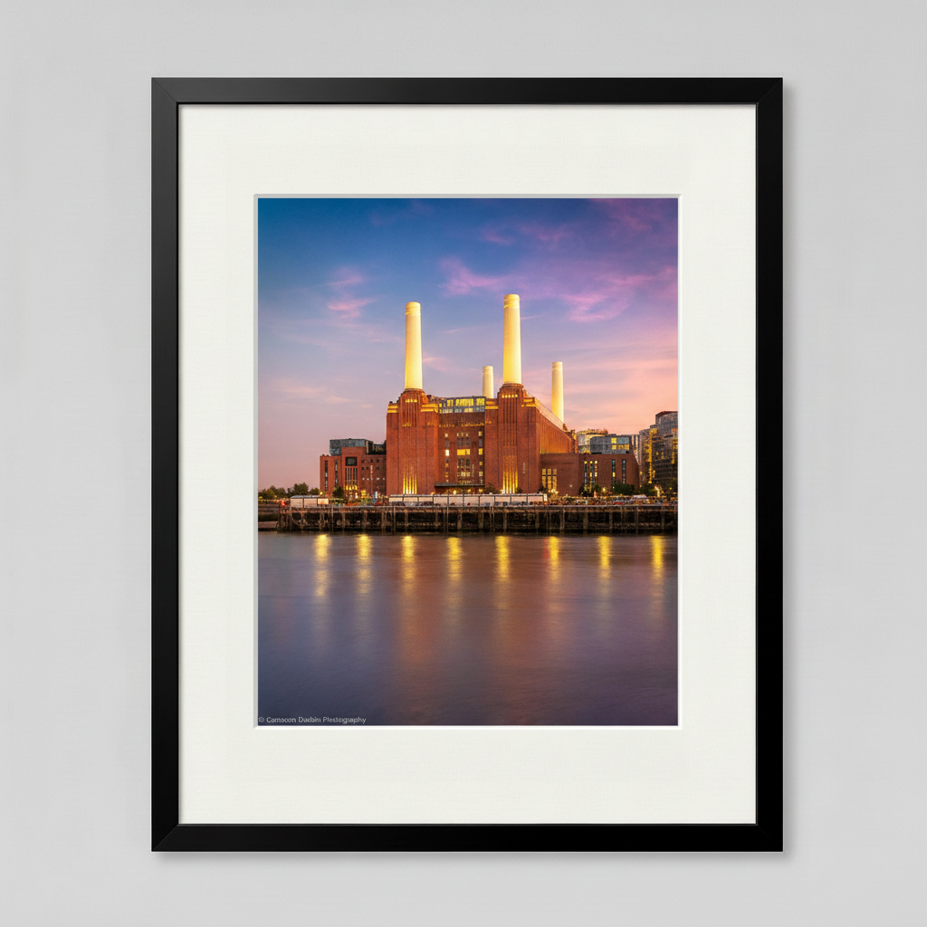 Battersea Power Station industrial architecture in London — fine art cityscape photograph