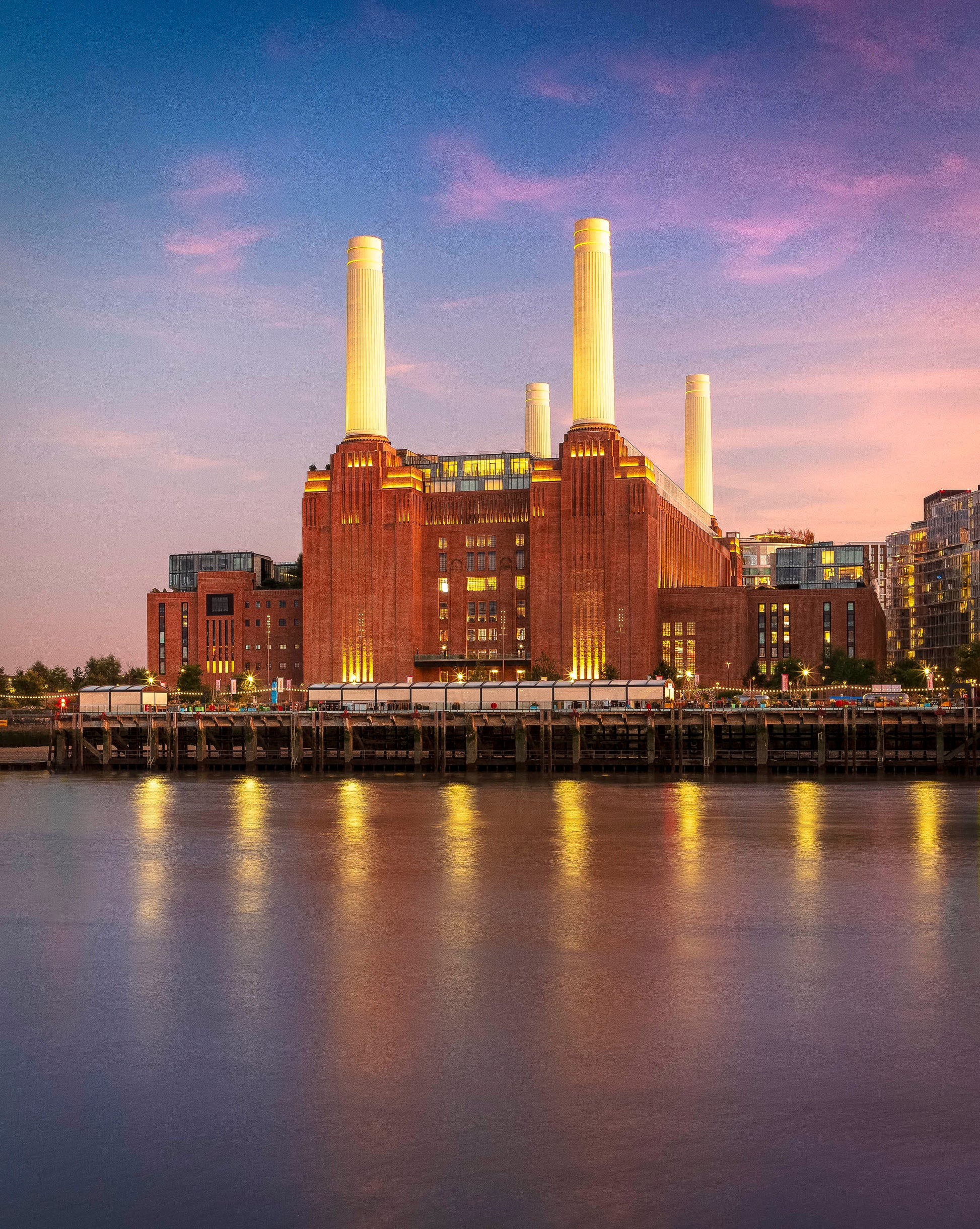 Battersea Power Station industrial architecture in London — fine art cityscape photograph