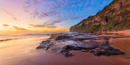 Bungan Beach sunrise on Sydney’s Northern Beaches — fine art coastal landscape print