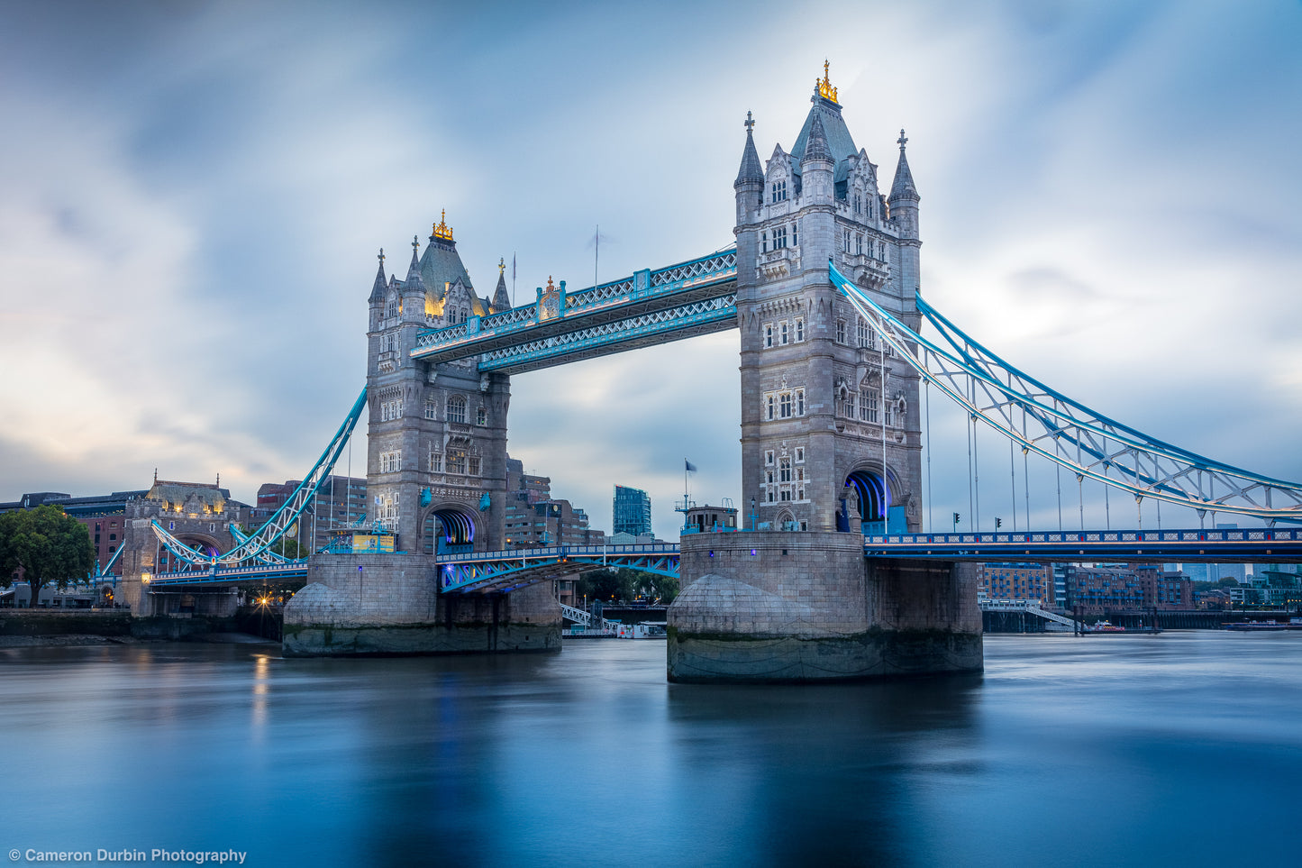 Tower Bridge in London over the River Thames — iconic cityscape fine art print