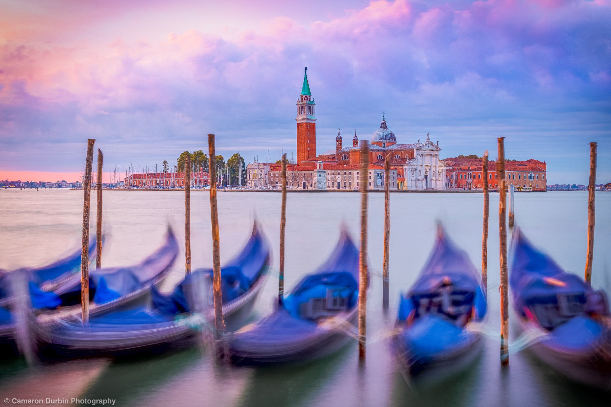 San Giorgio Maggiore church across the lagoon in Venice — fine art cityscape print