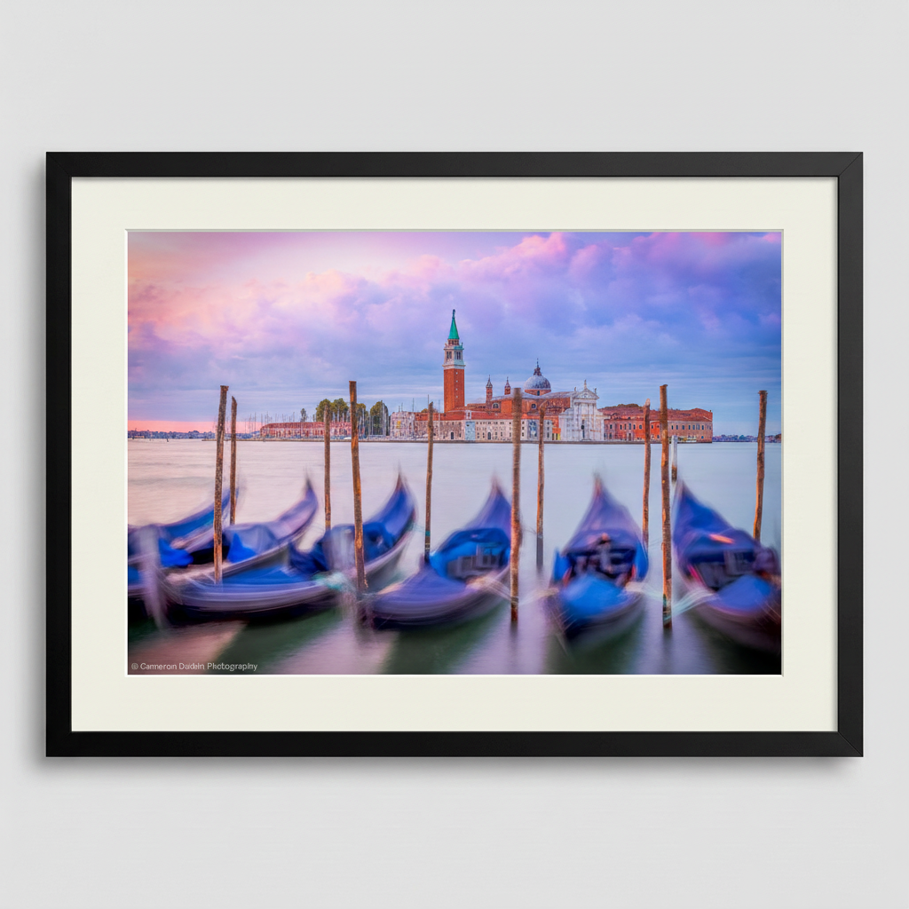 San Giorgio Maggiore church across the lagoon in Venice — fine art cityscape print
