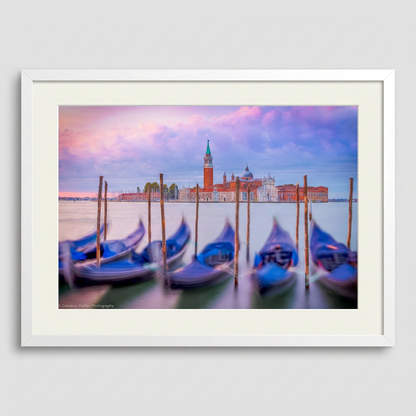 San Giorgio Maggiore church across the lagoon in Venice — fine art cityscape print