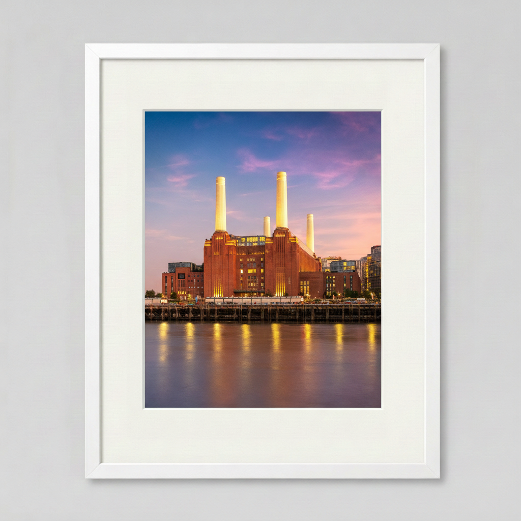 Battersea Power Station industrial architecture in London — fine art cityscape photograph