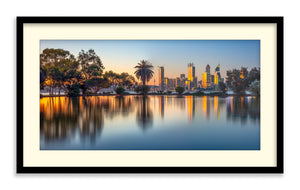 Perth in Golden Reflection
