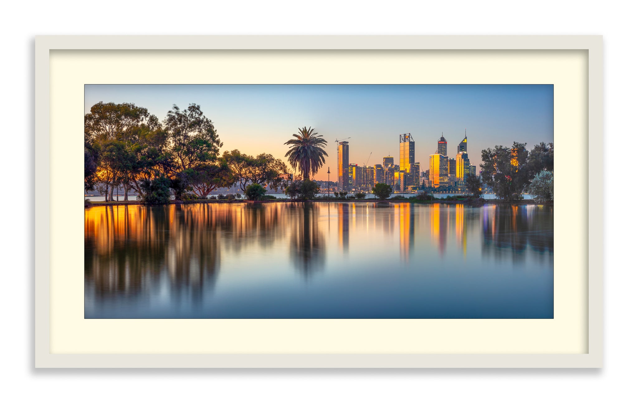 Perth in Golden Reflection