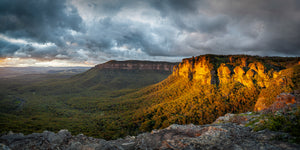 Golden Blue Mountains