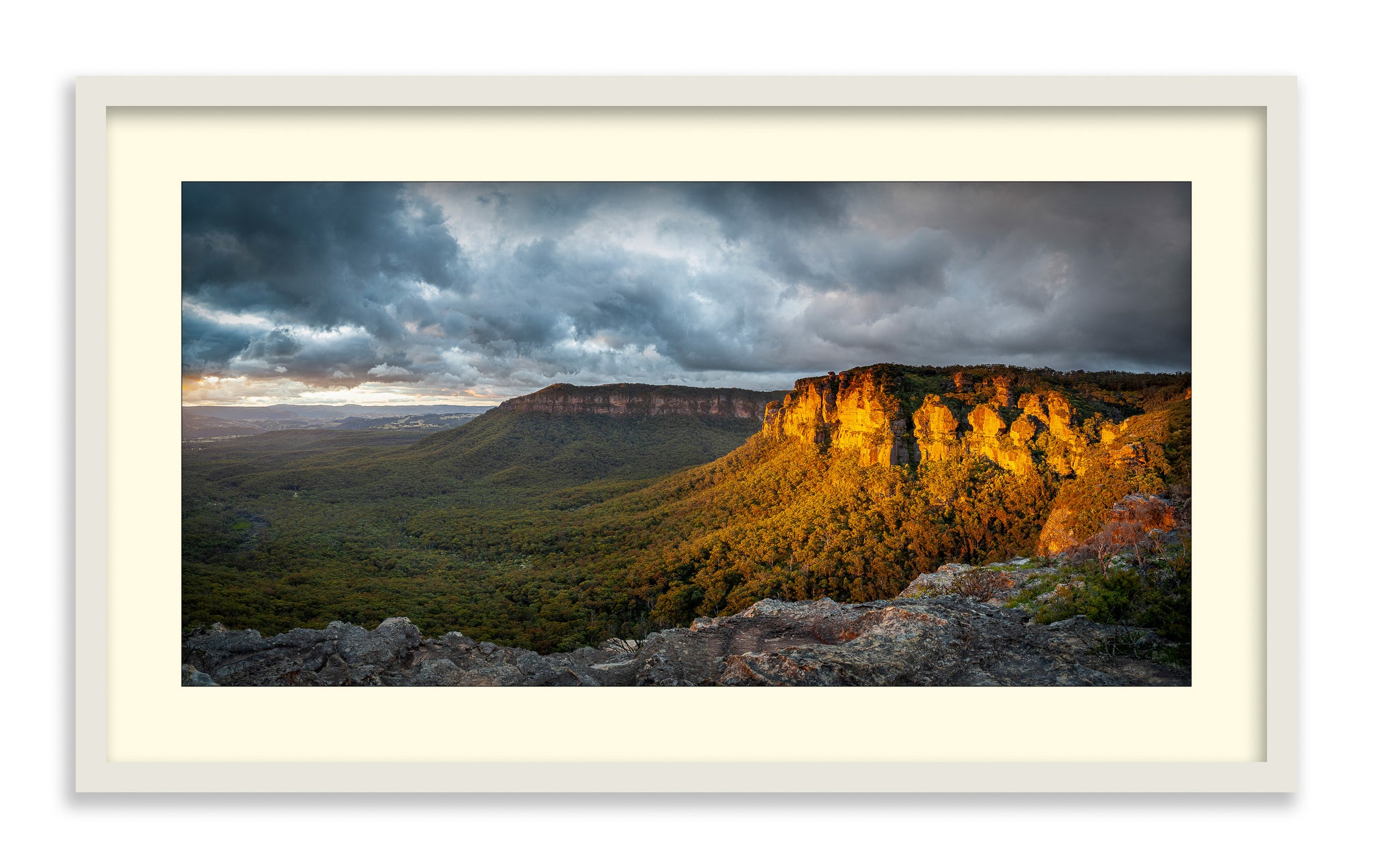 Golden Blue Mountains