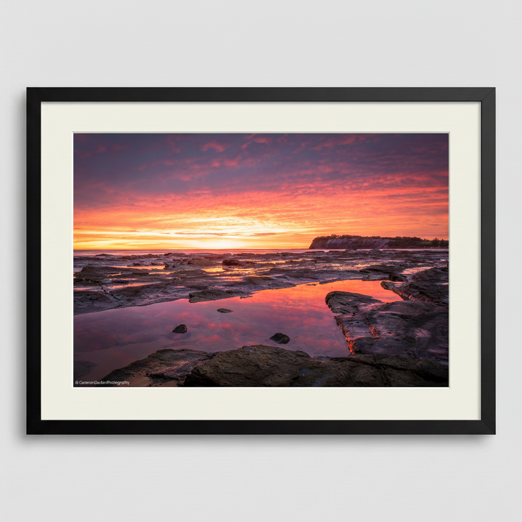 Long Reef sunrise headland panoramic fine art print Sydney Northern Beaches